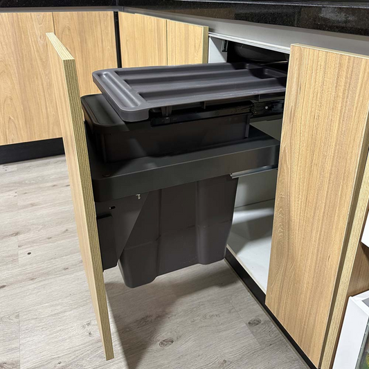 Basurero para Cocina 1 contenedor extraíble con tapa (30 litros)