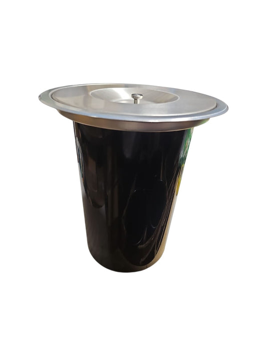 Basurero Empotrado en mueble (8 litros) Acero Inoxidable