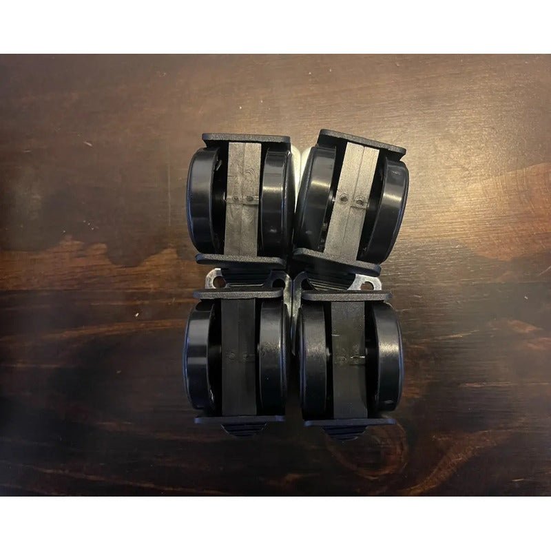 Set 4 Ruedas base Nylon con freno 40mm Nuevo - Om Panda Chile