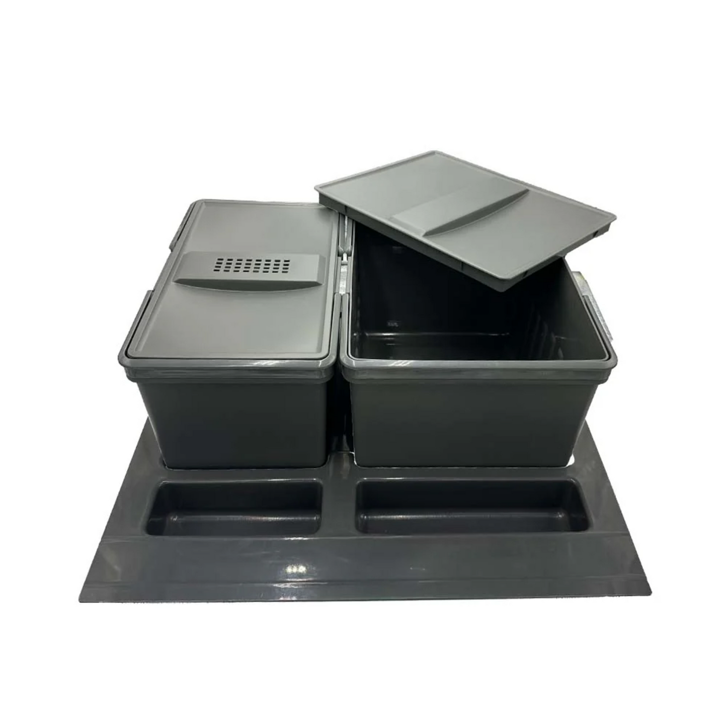 Basurero Reciclaje 2 contenedores para cajón (31 litros)