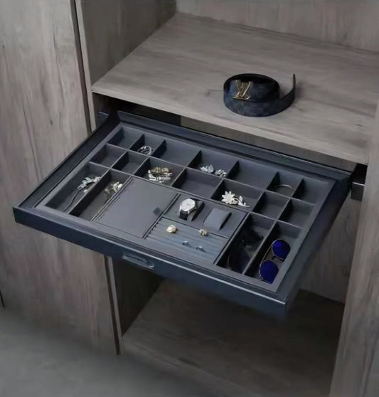 Organizador de Joyas y Accesorios gris grafito