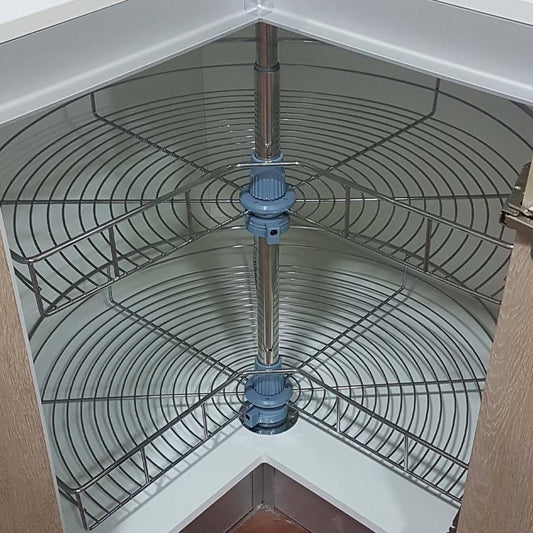 Rotonda Esquinera 270° Cromado