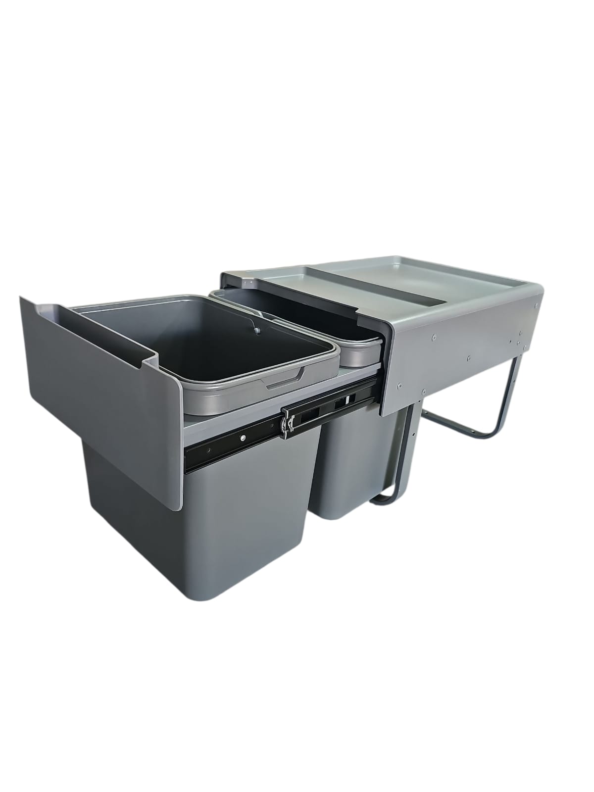 Basurero Reciclaje 2 contenedores extraíbles (30 litros)