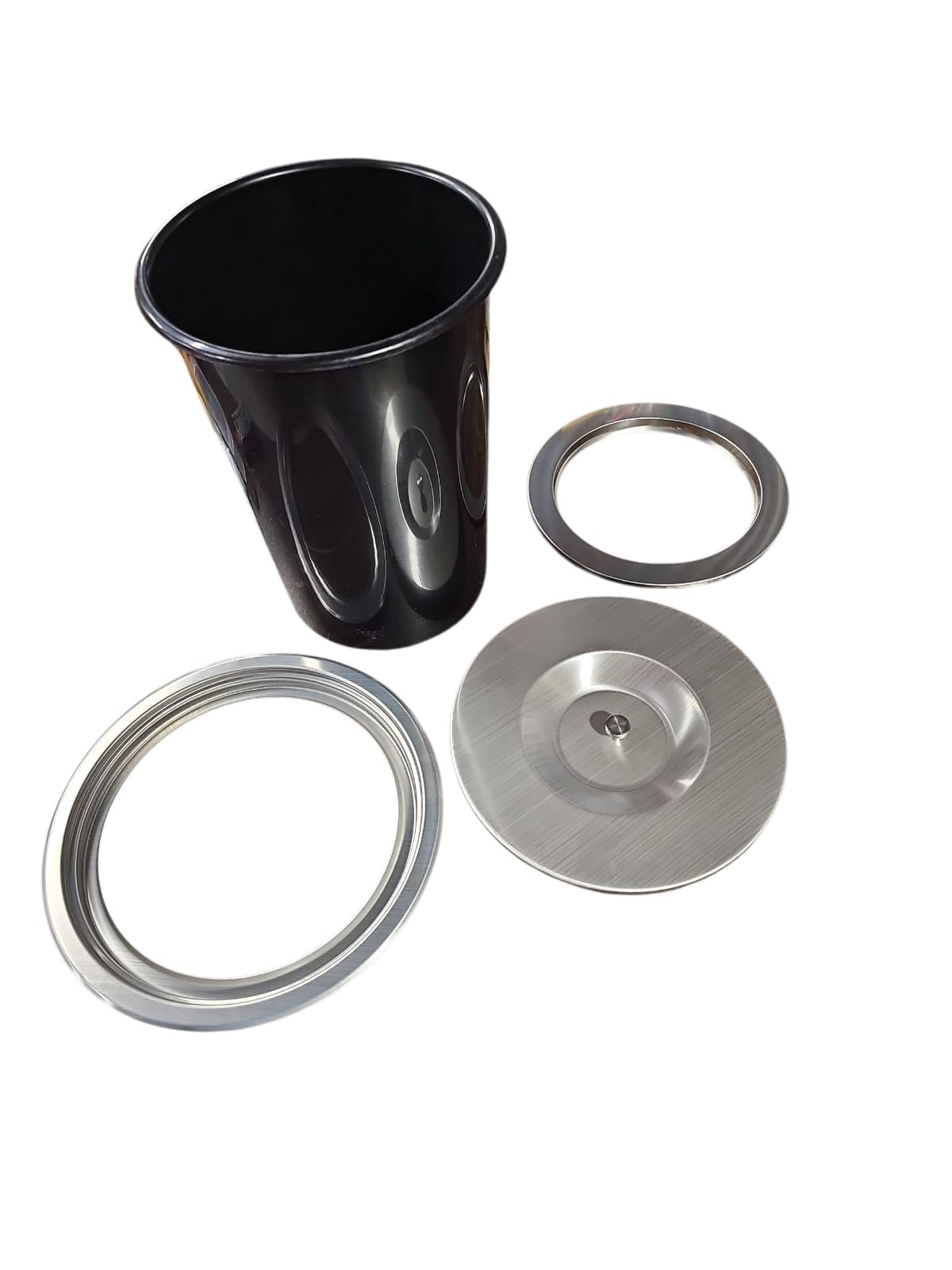 Basurero Empotrado en mueble (8 litros) Acero Inoxidable