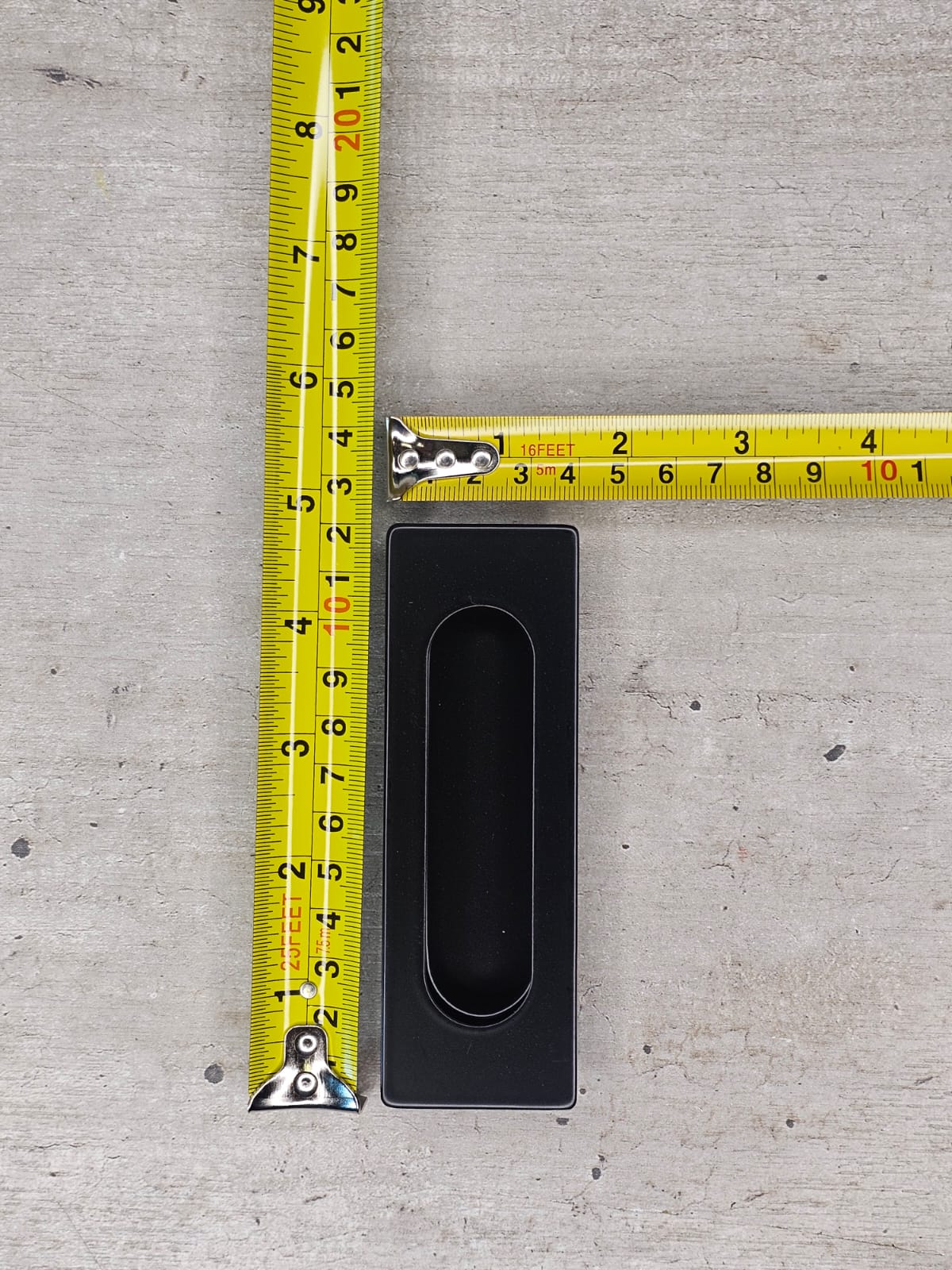 asa embutida rectangular Acero 120mm X 40mm Nuevo - Om Panda Chile
