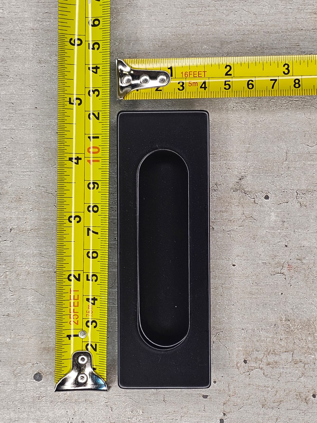 asa embutida rectangular Acero 120mm X 40mm Nuevo - Om Panda Chile