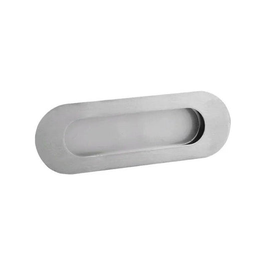 Asa Ovalada Embutida Puerta Closet Acero 120mm X 40mm Nuevo - Om Panda Chile
