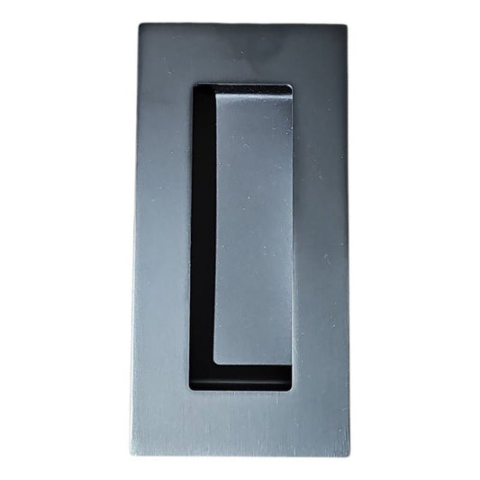 Asa Rectangular Embutida Puerta Acero inox 100mm X 50mm Nuevo - Om Panda Chile