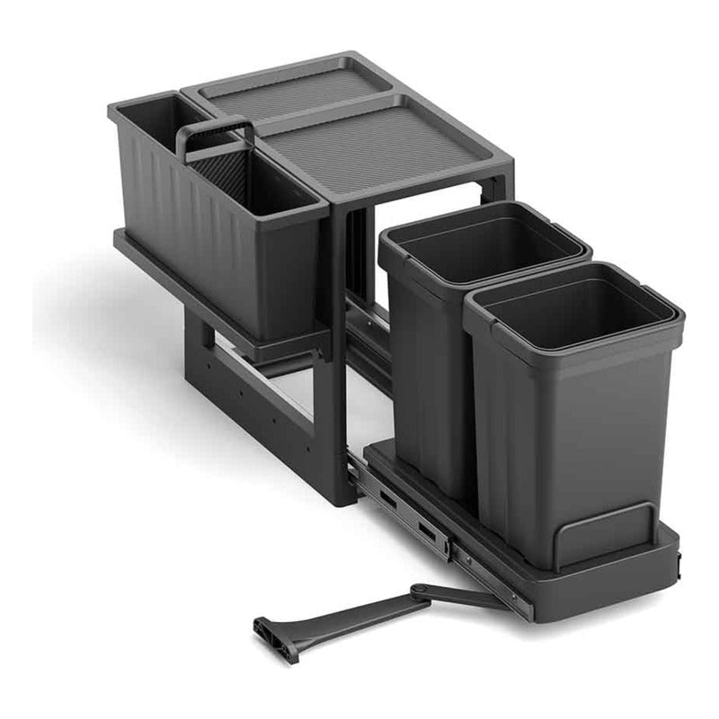 Basurero Compacto para Puerta Abatible 2X10 LT Nuevo - Om Panda Chile