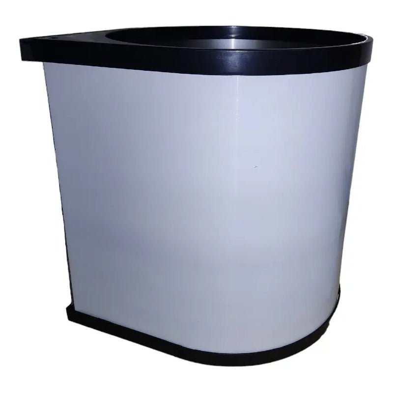 Basurero Interior Mueble Cocina 14lt Extraíble Plateado Nuevo - Om Panda Chile