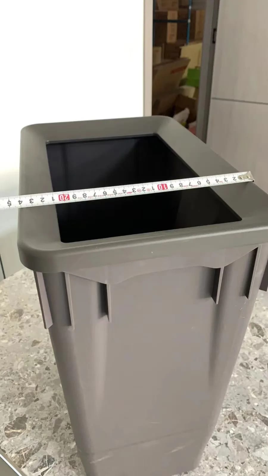 basurero reciclaje frente madera para Cocina 1 contenedor extraíble con tapa (30 litros) - Om Panda Chile