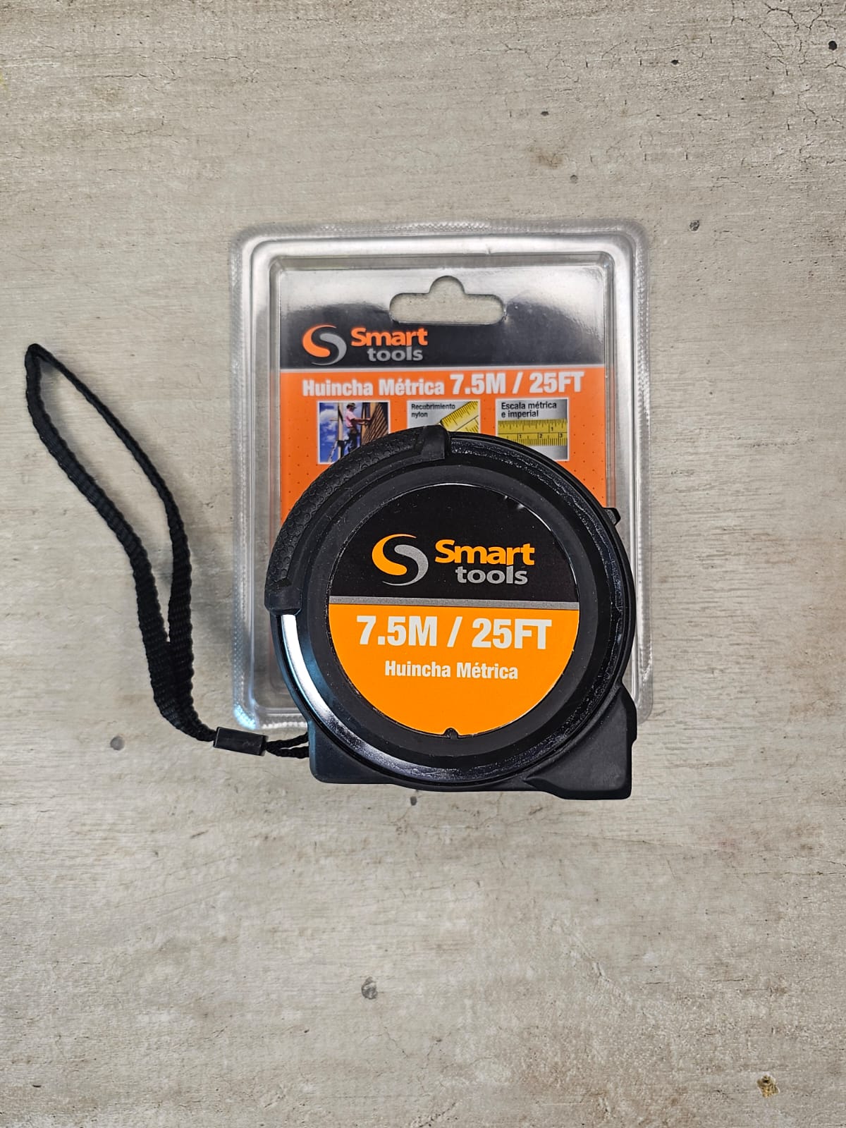 Huincha Métrica 7.5m Smart Tools - Om Panda Chile