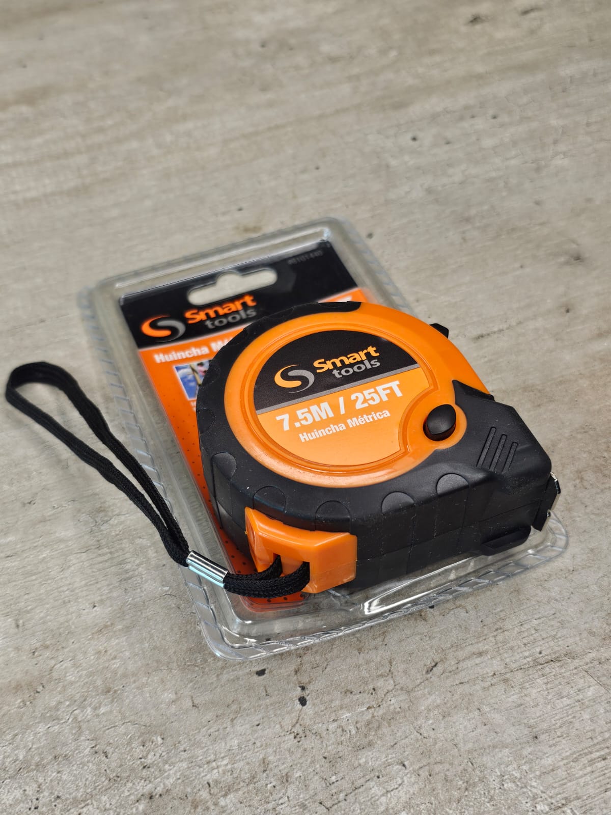 Huincha Métrica 7.5m Smart Tools Naranja - Om Panda Chile