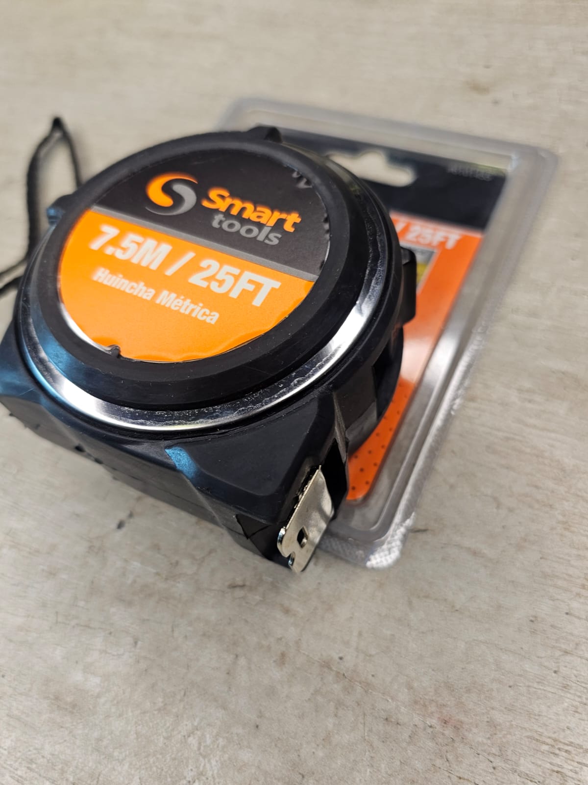 Huincha Métrica 7.5m Smart Tools Naranja - Om Panda Chile