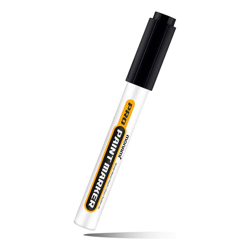 Marcador Pintura Óleo Monami Negro Punta Redonda 2mm (Unidad) Nuevo - Om Panda Chile