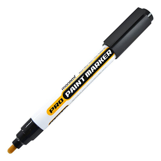 Marcador Pintura Óleo Paint Marker Monami Color Negro Nuevo - Om Panda Chile