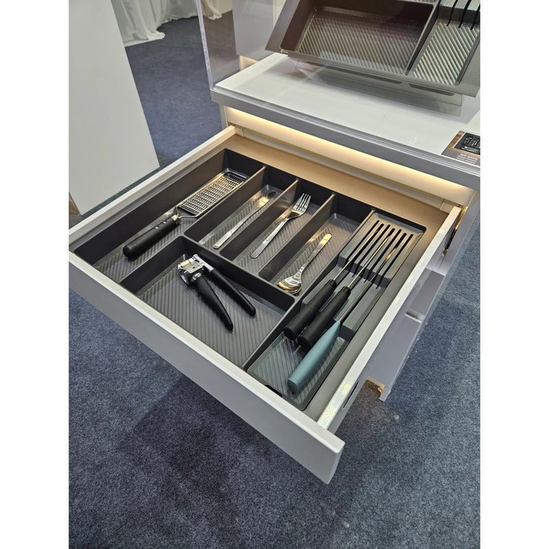 Organizador De Cuchillos Antracita Para 7 Pcs Antracita Nuevo - Om Panda Chile