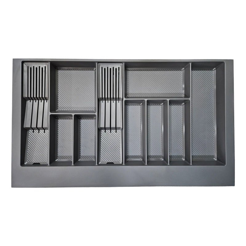 Organizador De Cuchillos Antracita Para 7 Pcs Antracita Nuevo - Om Panda Chile