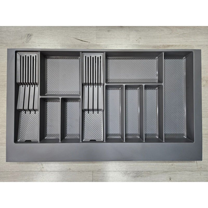 Organizador De Cuchillos Antracita Para 7 Pcs Antracita Nuevo - Om Panda Chile