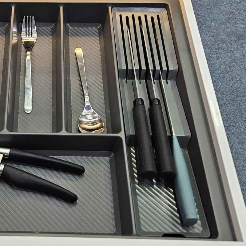 Organizador De Cuchillos Antracita Para 7 Pcs Antracita Nuevo - Om Panda Chile