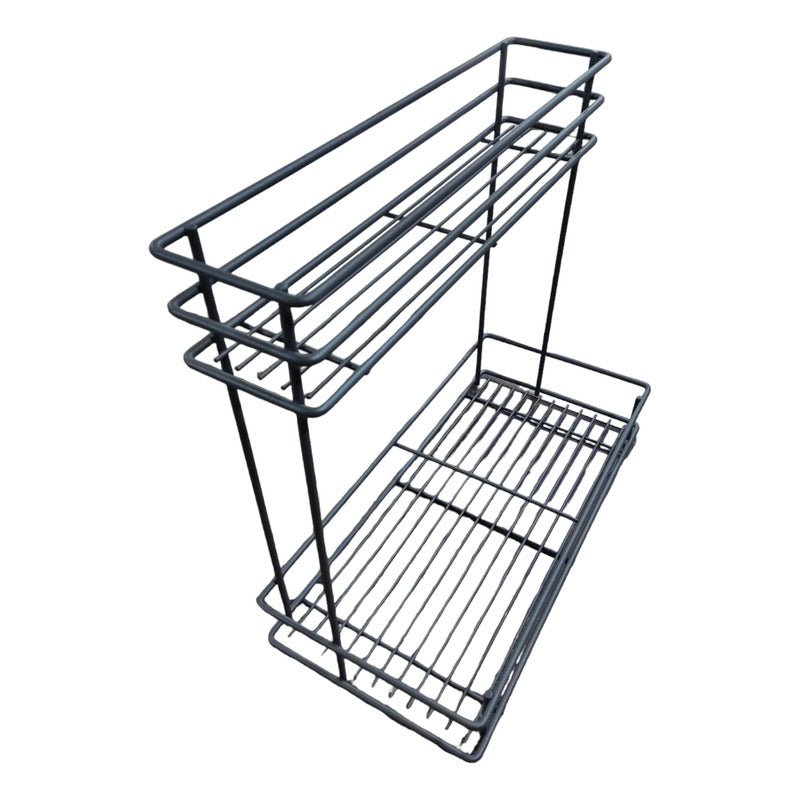 Organizador productos de limpieza - Doble altura antracita Nuevo - Om Panda Chile
