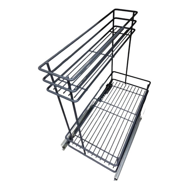 Organizador productos de limpieza - Doble altura antracita Nuevo - Om Panda Chile