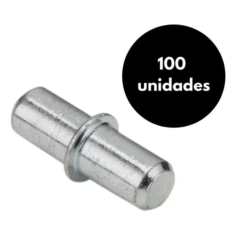 Pack 100 Soportes Para Repisa Duplo Niquelados Nuevo - Om Panda Chile