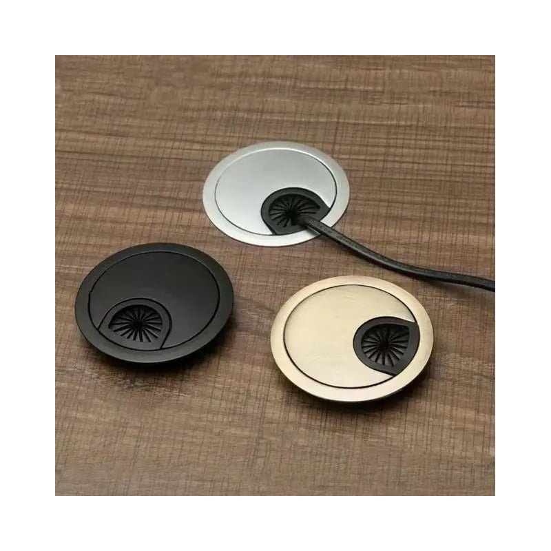 Pasacables metálico redondo 60mm Aluminio Nuevo - Om Panda Chile