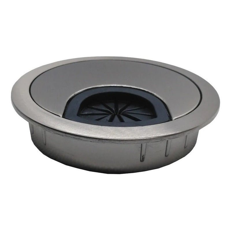 Pasacables metálico redondo 60mm Aluminio Nuevo - Om Panda Chile
