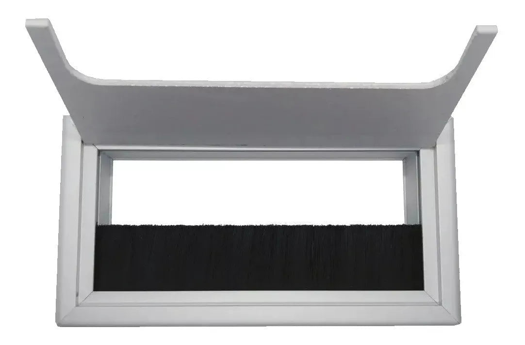 Pasacables Rectangular 16x8cm Aluminio - Om Panda Chile