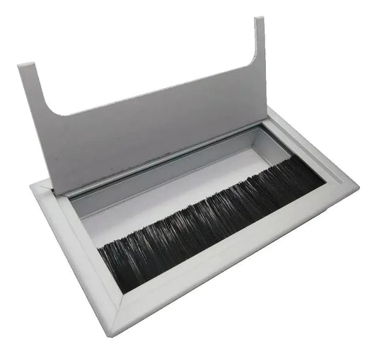 Pasacables Rectangular 16x8cm Aluminio - Om Panda Chile