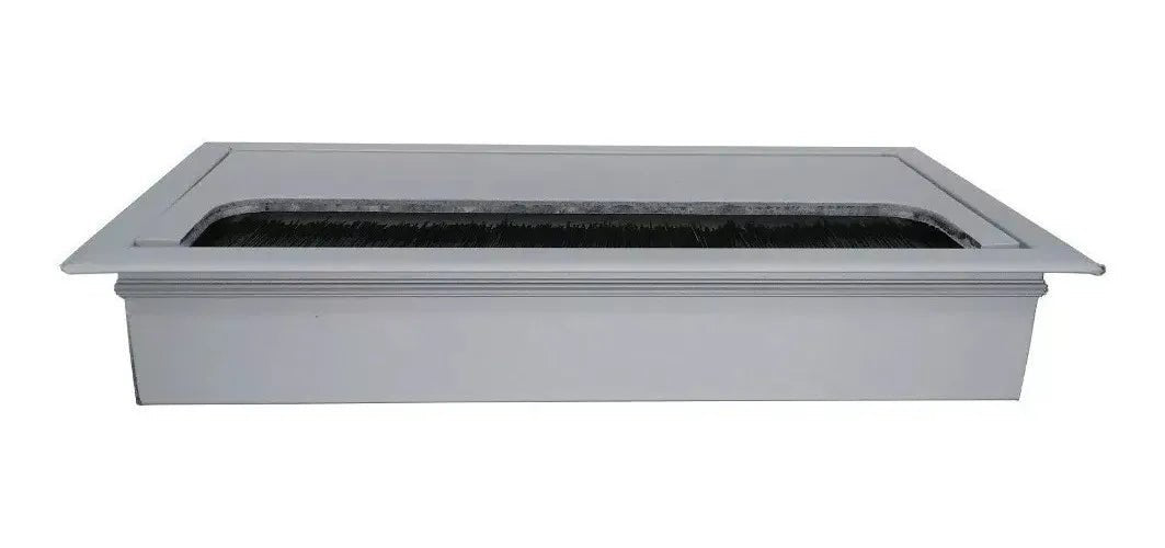 Pasacables Rectangular 16x8cm Aluminio - Om Panda Chile
