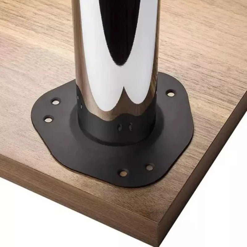 Patas Metálicas Ajustables de 87cm Cromadas para Mesa (Unidad) Nuevo - Om Panda Chile