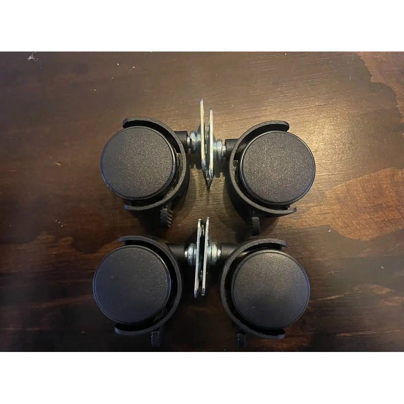 Set 4 Ruedas base Nylon con freno 40mm Nuevo - Om Panda Chile