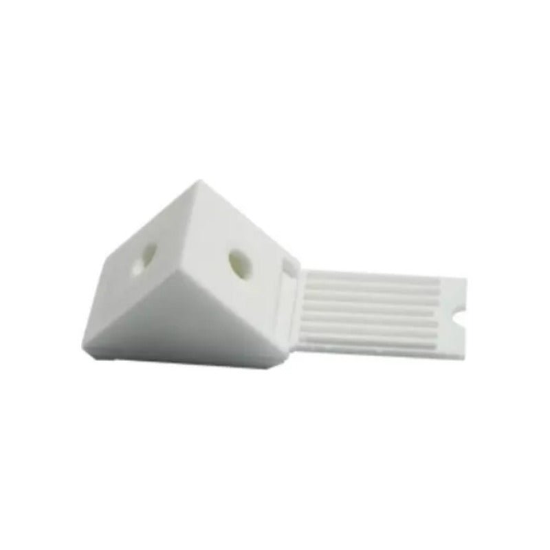 Soporte Escuadra Triangular Plástica Blanco (pack 100 Un) Nuevo - Om Panda Chile
