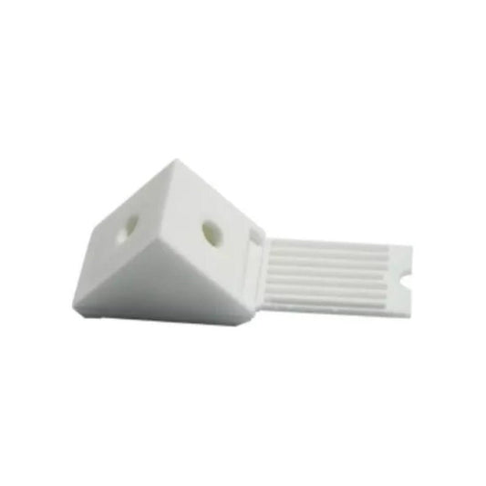 Soporte Escuadra Triangular Plástica Blanco (pack 100 Un) Nuevo - Om Panda Chile