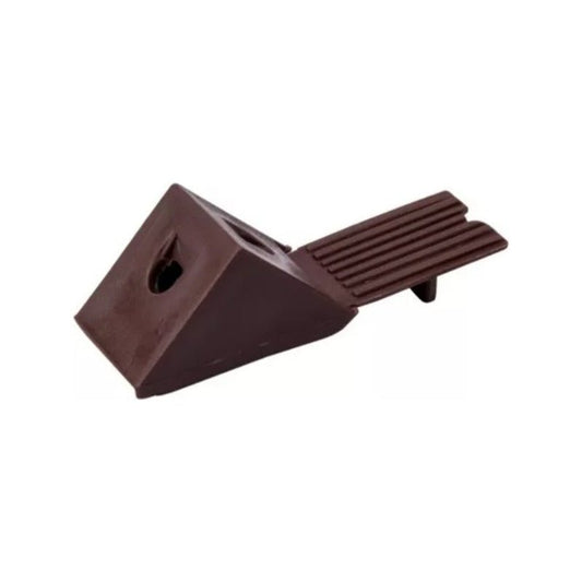 Escuadra Triangular Plástica para Muebles con Tapa Café (Pack x100) Nuevo - Om Panda Chile