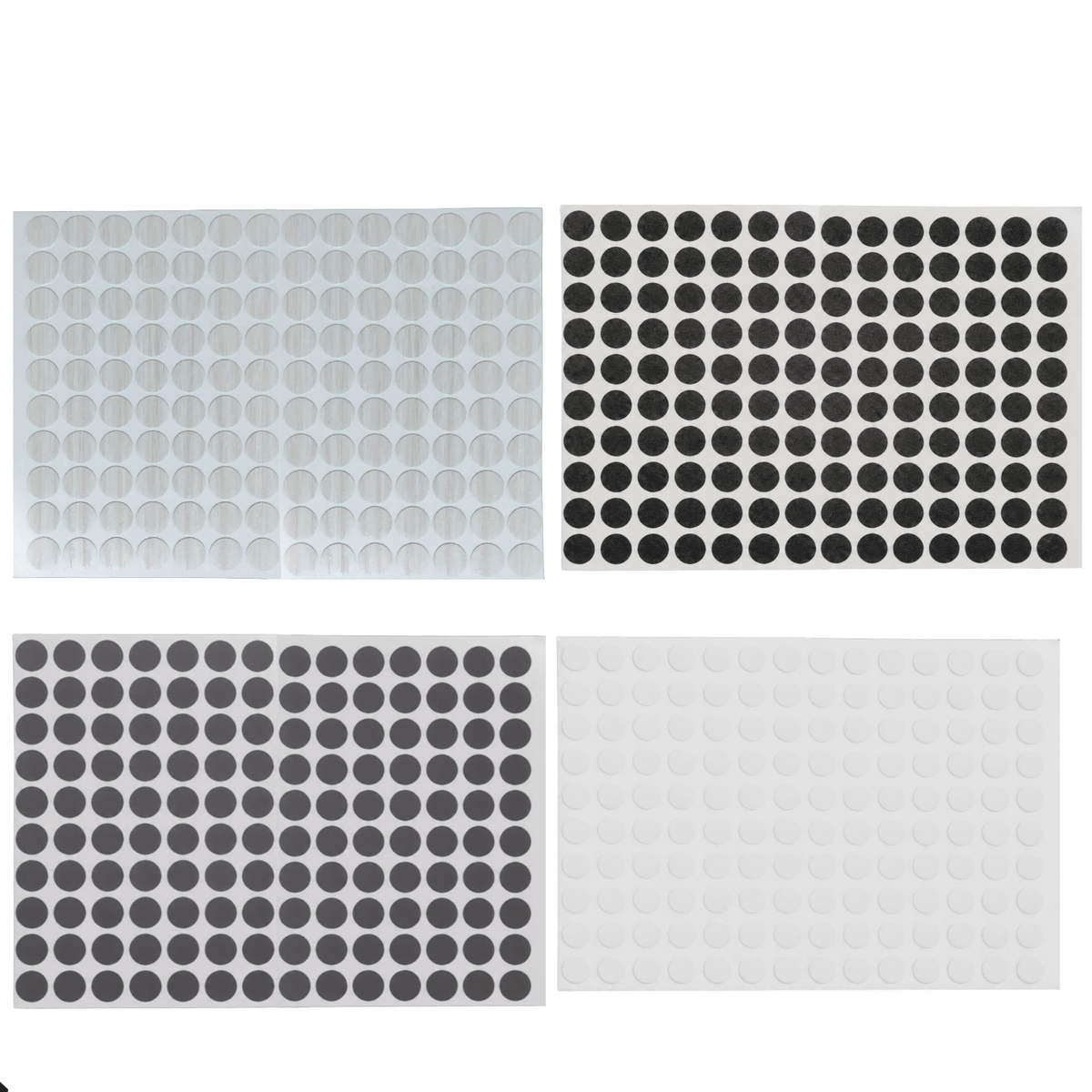 Tapa Adhesiva Para Tornillo PVC 12mm Varios Colores (Pack x100 Láminas) - Om Panda Chile